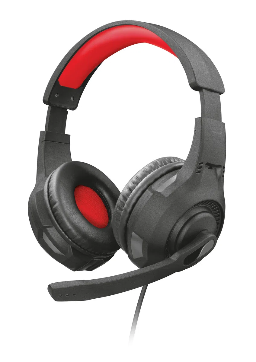Trust Gaming GXT 1180RW Set Gamer 4-en-1 Clavier Azerty français, Souris, Tapis et Casque avec Micro