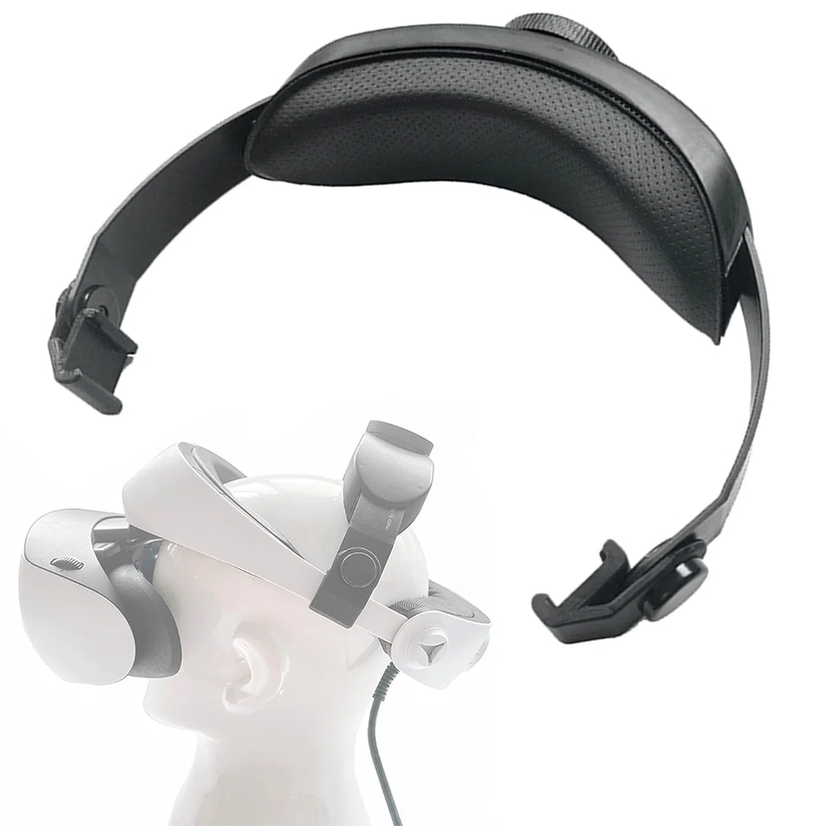 Sangle de tête réglable pour casque PSVR 2 VR, accessoires d'équilibre, pression de la tête, confort sur le dessus, demi-cercle, coussin de rechange compatible avec PlayStation VR2