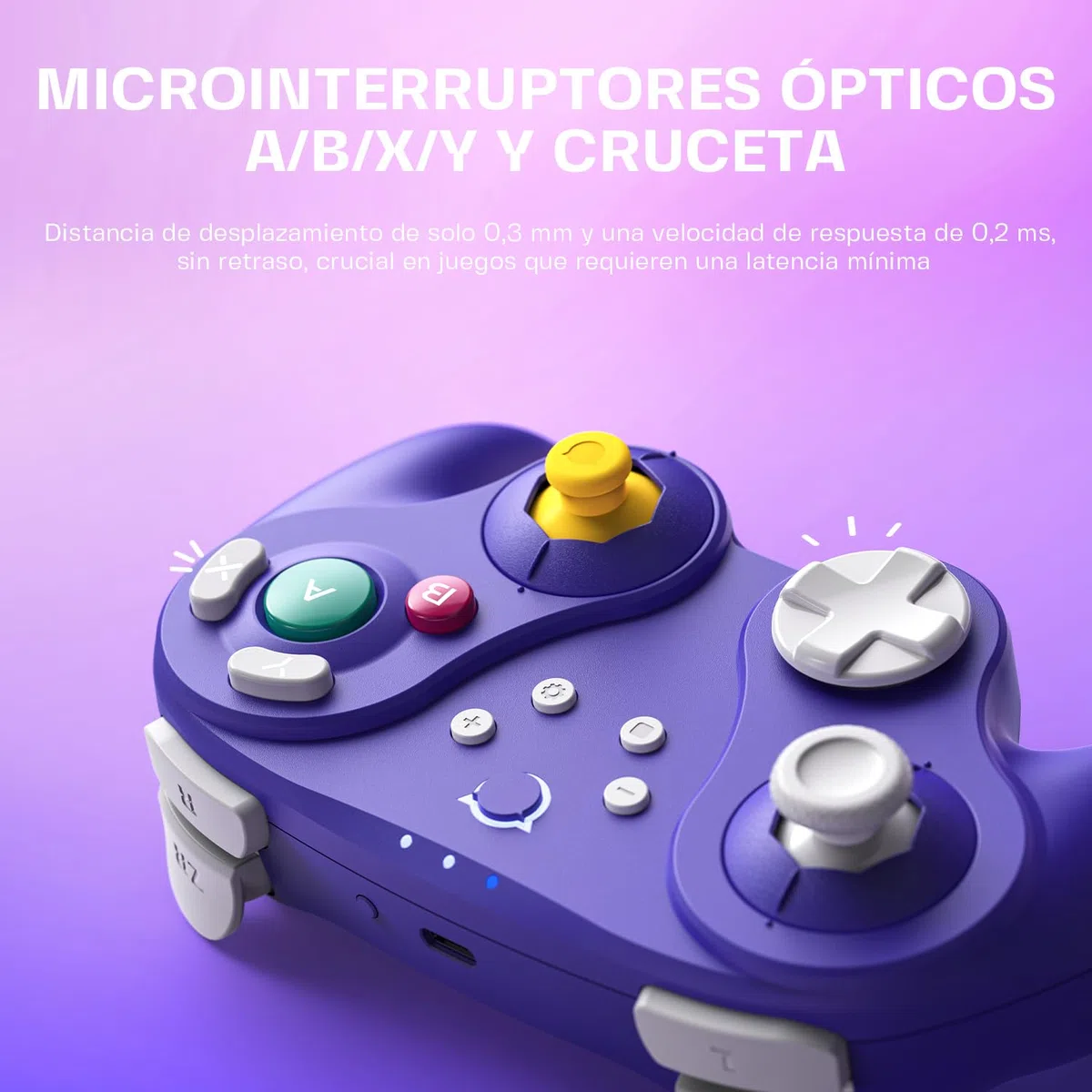 NYXI Warrior Manette Bluetooth pour Nintendo Switch/NGC/Wii/PC, contrôleur de commutateur sans fil avec joysticks à effet Hall/déclencheur, contrôleur Switch Pro avec micro interrupteur mécanique A/B
