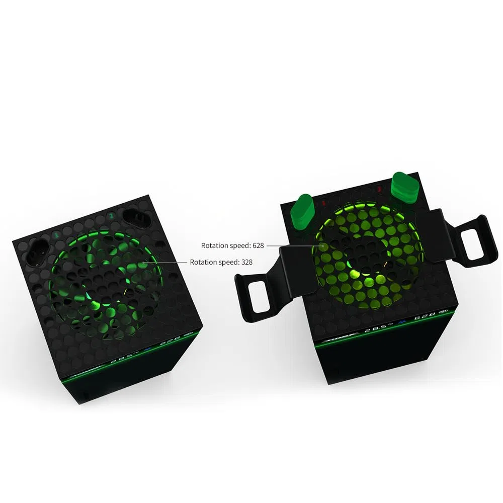 Ventilateur de refroidissement supérieur console pour Xbox SeriesX/S Ventilateur de refroidissement supérieur du système de refroidissement avec crochet de suspension de la manette