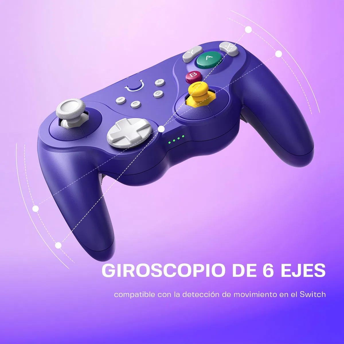 NYXI Warrior Manette Bluetooth pour Nintendo Switch/NGC/Wii/PC, contrôleur de commutateur sans fil avec joysticks à effet Hall/déclencheur, contrôleur Switch Pro avec micro interrupteur mécanique A/B