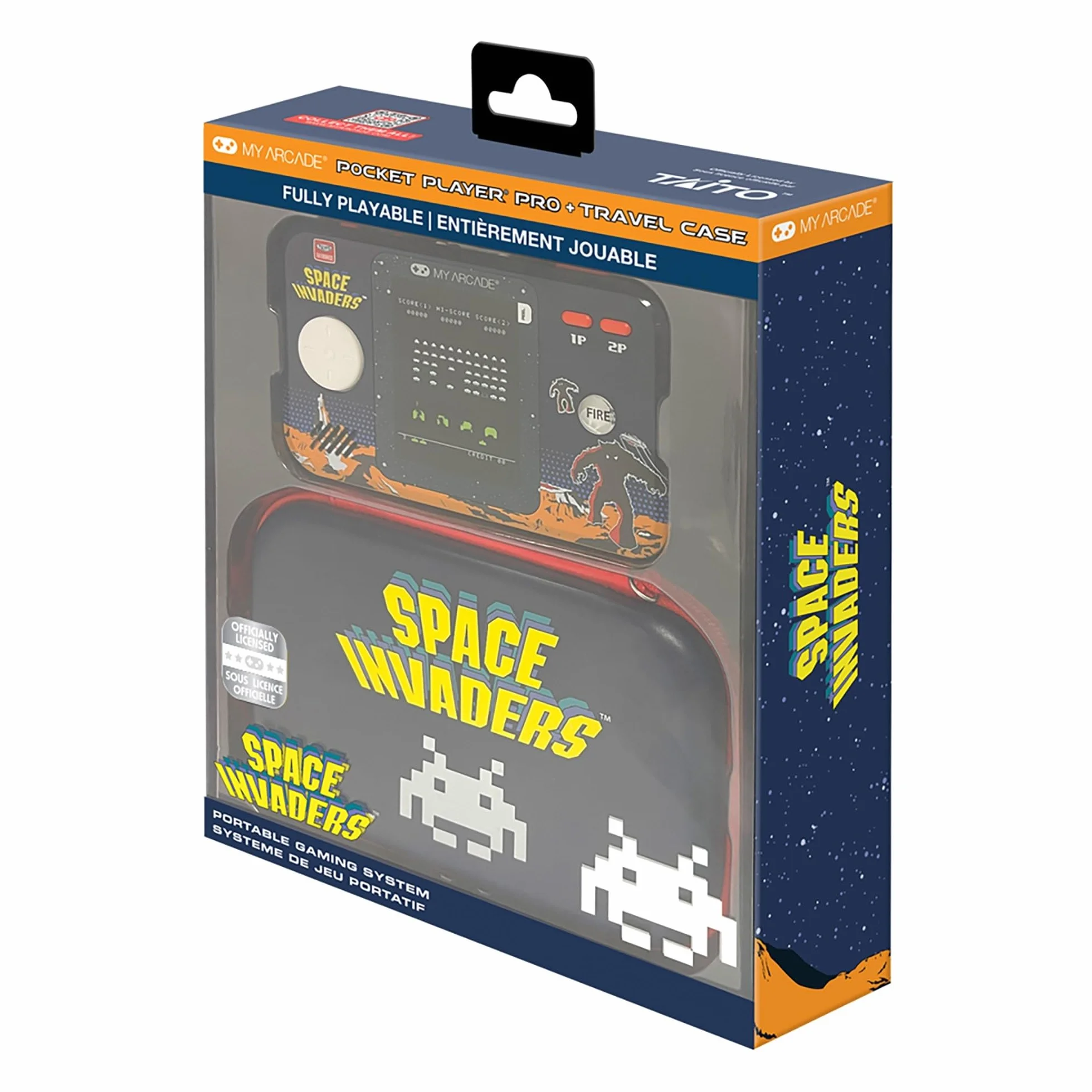MY ARCADE DGUNL-7150 Space Invaders Pocket Player Pro Système de Jeu Portable avec étui de Transport