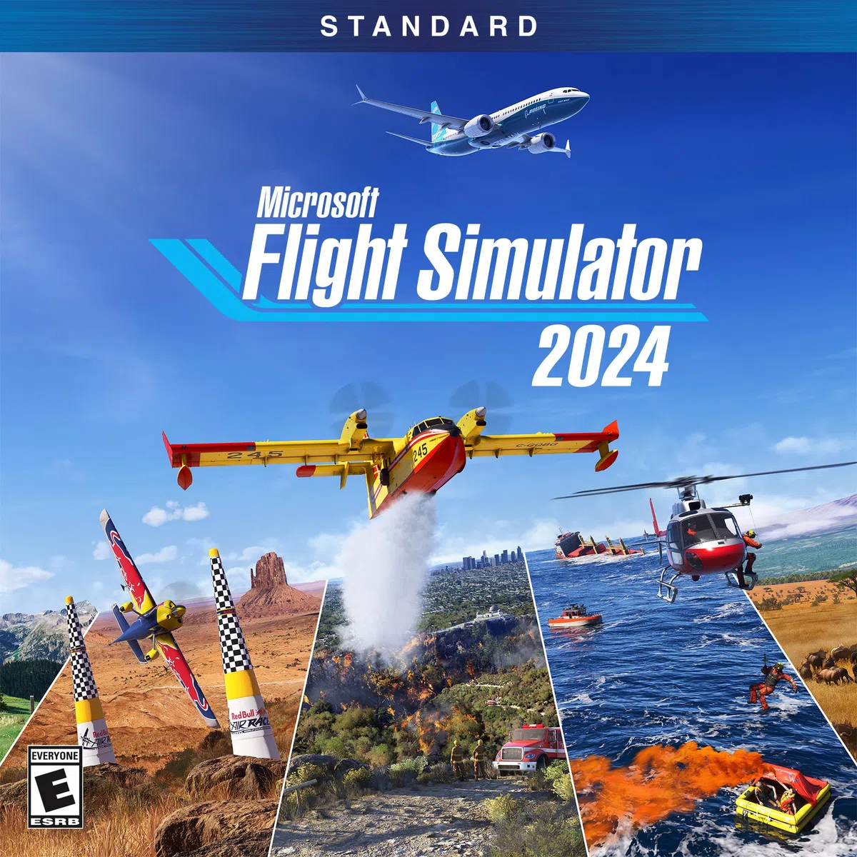 Microsoft Flight Simulator 2024 Standard │ Xbox & Win 10 PC - Code jeu à télécharger