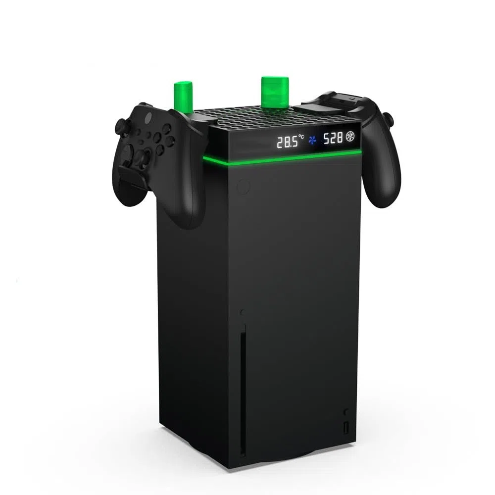 Ventilateur de refroidissement supérieur console pour Xbox SeriesX/S Ventilateur de refroidissement supérieur du système de refroidissement avec crochet de suspension de la manette