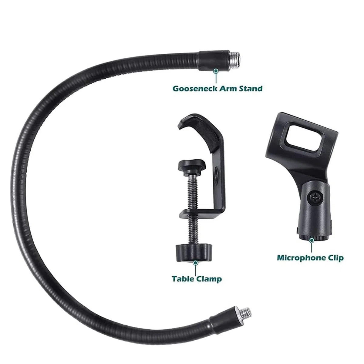 Support de Flexible,Support de Support de téléphone pour Pince de Phone | Bras de Phone ou Support de téléphone, Support de Bureau Flexible à col de Cygne pour Smartphones, webcams