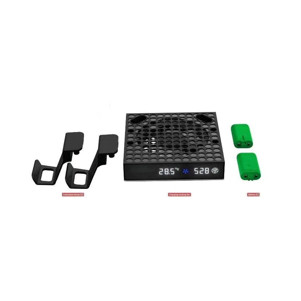 Ventilateur de refroidissement supérieur console pour Xbox SeriesX/S Ventilateur de refroidissement supérieur du système de refroidissement avec crochet de suspension de la manette