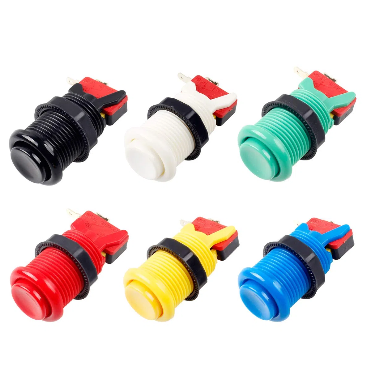 Arcade Game DIY partie pour Mame USB Cabinet 2x Zero Delay USB Encoder pour PC Jeux + 2x 8 Way Joystick + 18x Arcade Push Button (Y compris 1p / 2p Start Buttons) Kits de couleurs multiples